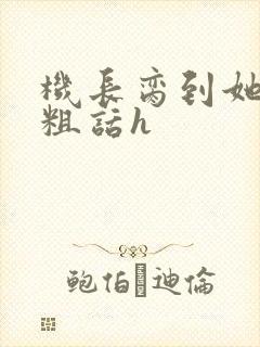 机长脔到她哭h粗话h