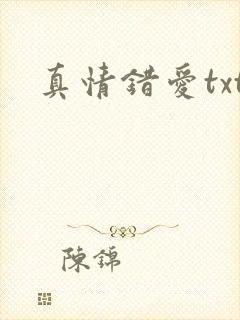 真情错爱txt