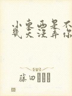 小东西是不是好几天没弄你了