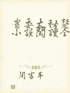 省委大秘楚东恒小说阅读全文