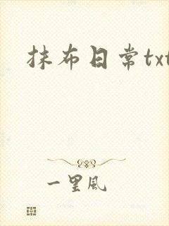 抹布日常txt