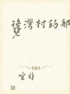 后湾村的那些事儿