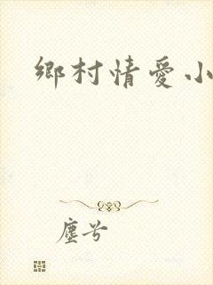 乡村情爱小说