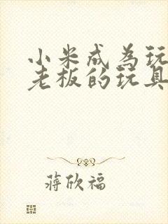 小米成为玩具店老板的玩具