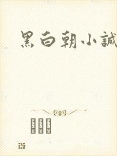 黑白朝小诚