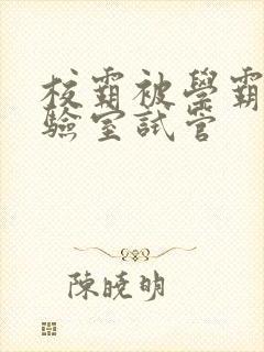 校霸被学霸压实验室试管
