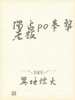 独占po拳击馆老板