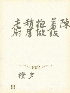 老赵抱着陈婷在厨房做饭