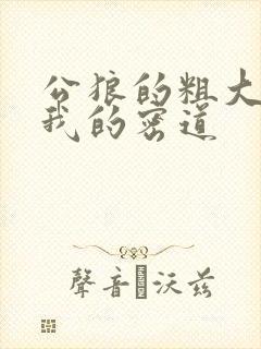 公狼的粗大挺进我的密道