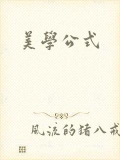 美学公式