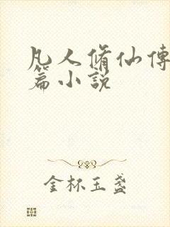 凡人修仙传人界篇小说