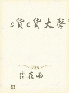 s货c货大声点