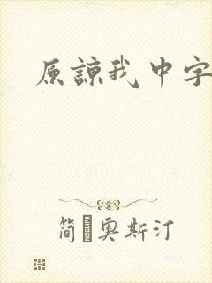 原谅我中字