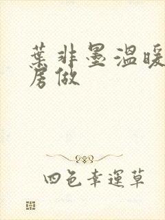 叶非墨温暖在厨房做