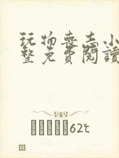 玩物丧志小说完整免费阅读笔趣阁无弹窗