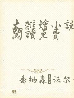 大杂烩小说全集阅读免费