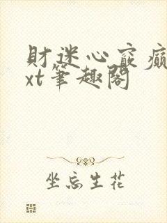 财迷心窍癫婆txt笔趣阁