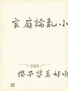 家庭论乱小说