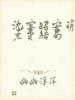 沈宴昭安萌全文免费结局