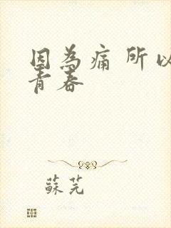 因为痛 所以叫青春