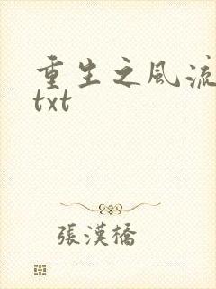 重生之风流仕途txt