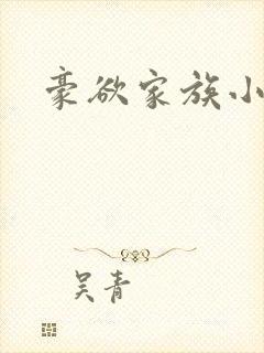 豪欲家族小说