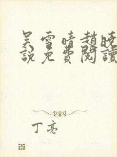 吴雪晴赵晓东小说免费阅读