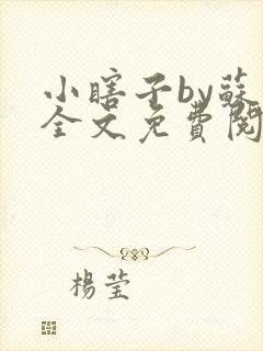 小瞎子by苏软全文免费阅读