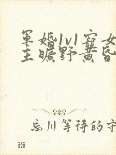 军婚1v1宠女主旷野黄昏