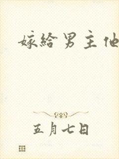 嫁给男主他爹