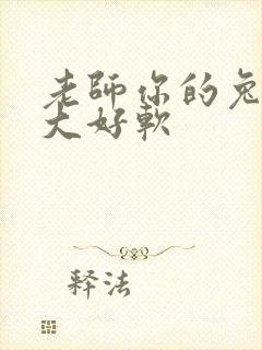 老师你的兔子好大好软