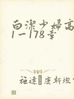 白洁少妇高义第1一178章