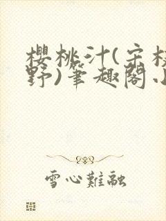 樱桃汁(宋枝江野)笔趣阁小说