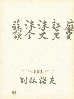 苏沫沫许庭川小说全文免费阅读