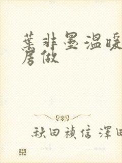 叶非墨温暖在厨房做