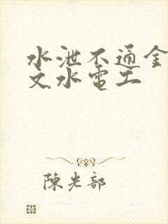 水泄不通金银原文水电工