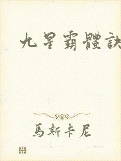 九星霸体诀小说