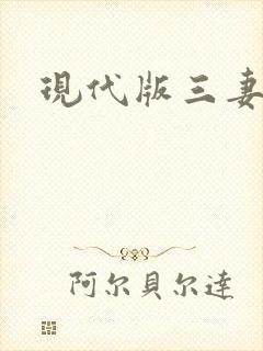 现代版三妻四妾