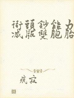 街头钞能力无删减版双胞胎