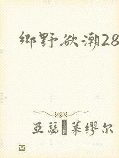 乡野欲潮28章