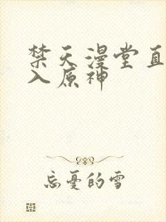 禁天漫堂直接进入原神