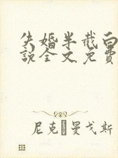 失婚半截白菜小说全文免费阅读