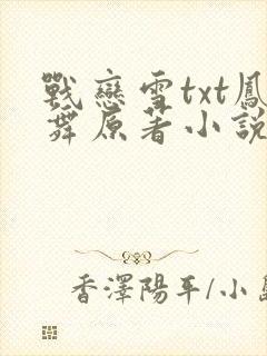 战恋雪txt凤舞原著小说