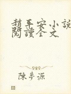 赵平安小说免费阅读全文