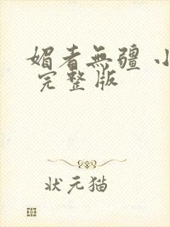 媚者无疆 小说 完整版