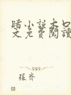 赌小说木口银全文免费阅读笔趣阁