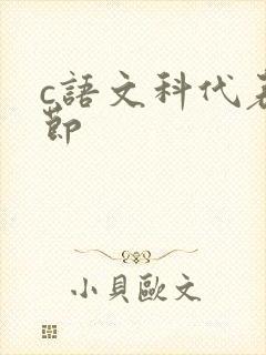 c语文科代表一节