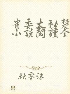 省委大秘楚东恒小说阅读全文