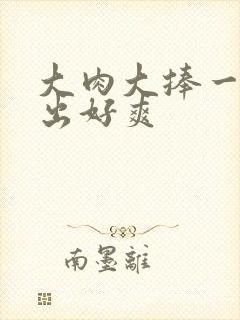 大肉大捧一进一出好爽