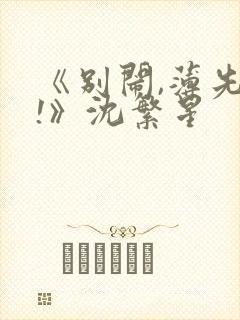 《别闹,薄先生!》沈繁星